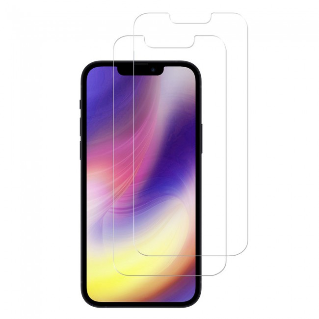 Apple iPhone 13 Mini Tempered Screen Protector Super Shieldz by Margoun - 2-Pack Clear