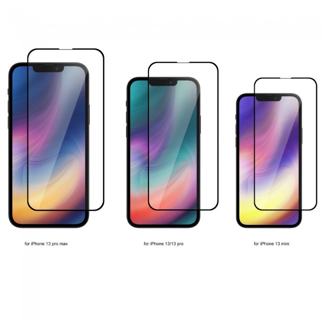 Apple iPhone 13 Pro Max Tempered 3D Glass Screen Protector Super Shieldz by Margoun - 2-Pack