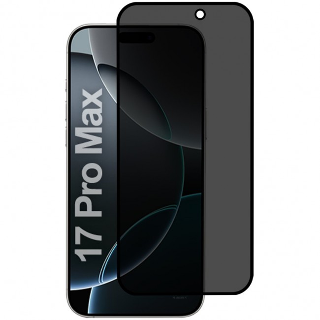 MARGOUN for iPhone 17 Pro Max Screen Protector Privacy Anti Spy Tempered Glass,9H Hardness,Scratch-Resistant, Anti-Fingerprint and Dustproof, with Smooth Touch and Easy Installation