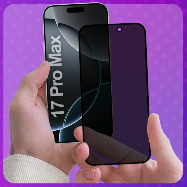 MARGOUN 3 Pack for iPhone 17 Pro Max Screen Protector Privacy Anti Spy Tempered Glass,9H Hardness,Scratch-Resistant, Anti-Fingerprint and Dustproof, with Smooth Touch and Easy Installation