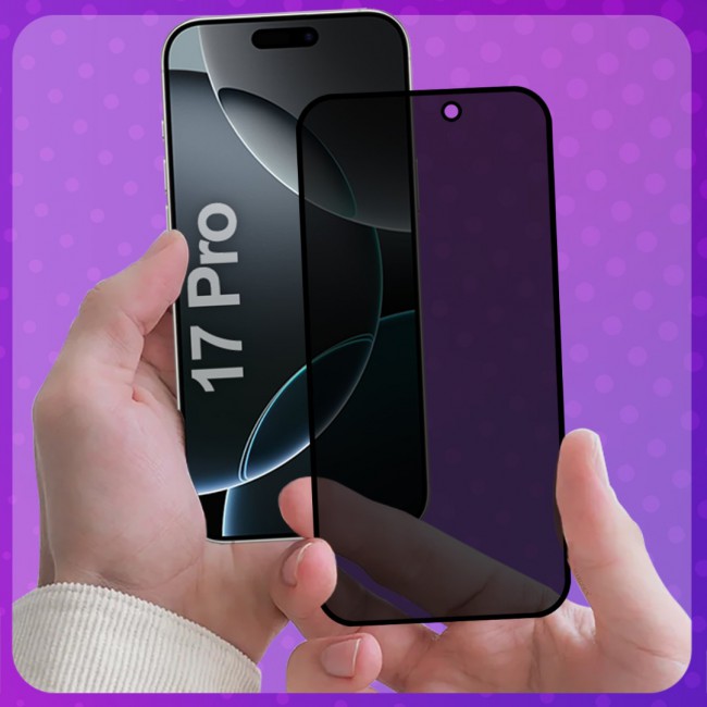 MARGOUN 3 Pack for iPhone 17 Pro Screen Protector Privacy Anti Spy Tempered Glass,9H Hardness,Scratch-Resistant, Anti-Fingerprint and Dustproof, with Smooth Touch and Easy Installation