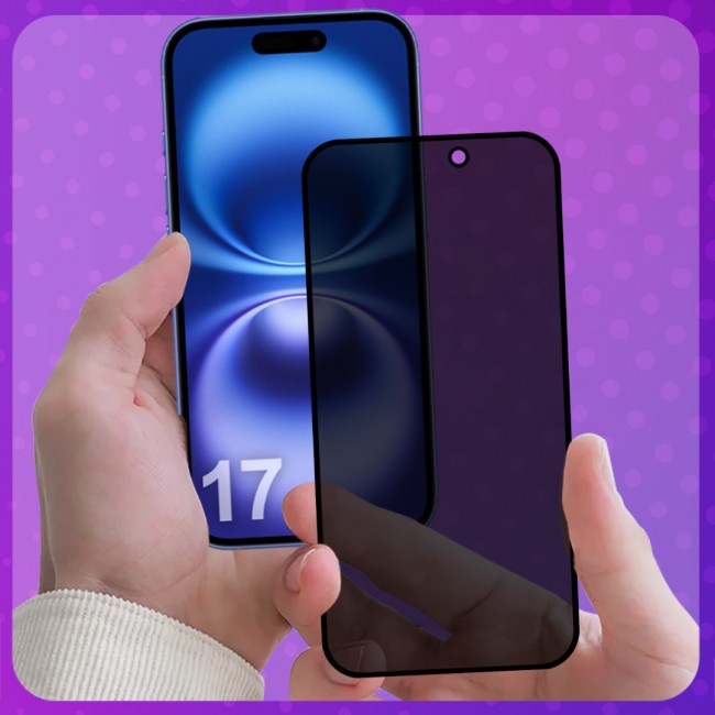MARGOUN for iPhone 17 Screen Protector Privacy Anti Spy Tempered Glass,9H Hardness,Scratch-Resistant, Anti-Fingerprint and Dustproof, with Smooth Touch and Easy Installation