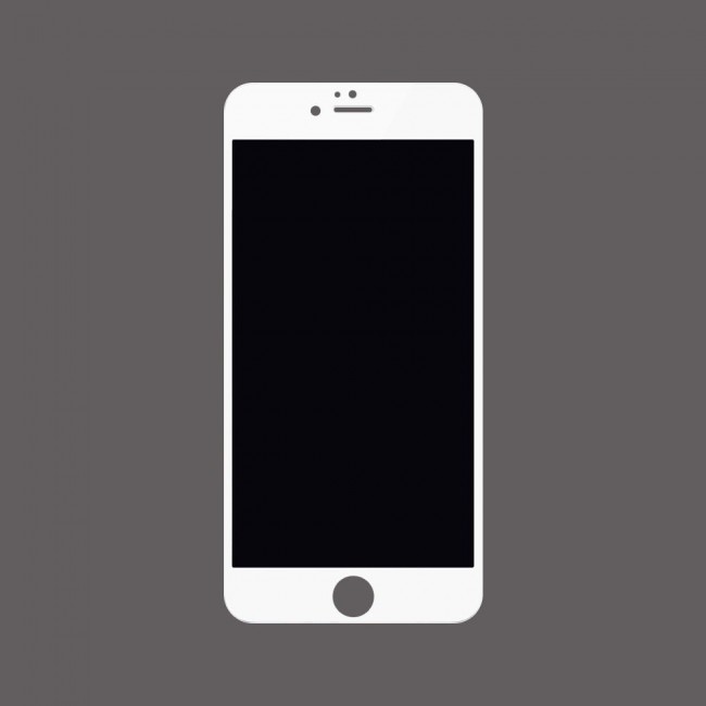 Apple iPhone 6 Plus and 6S Plus 3D Privacy Screen Protector Ultimate by Margoun - White Edge