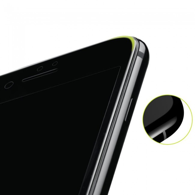 Apple iPhone 7 iPhone 8 Glass 3D Privacy Screen Protector Ultimate by Margoun - Black Edge
