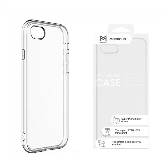 Apple iPhone SE 2020 Clear TPU Case Cover by Margoun