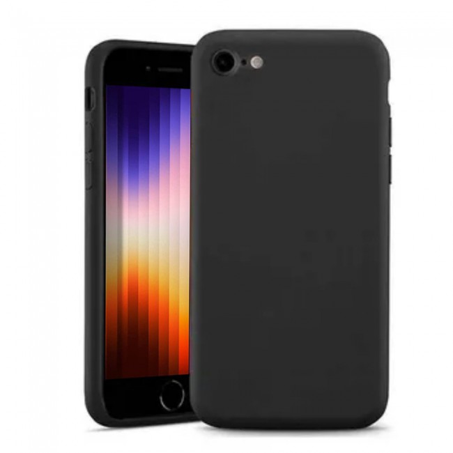 Apple iPhone SE 2022 Black TPU Case Cover by Margoun