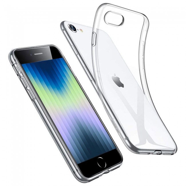 Apple iPhone SE 2022 Clear TPU Case Cover by Margoun