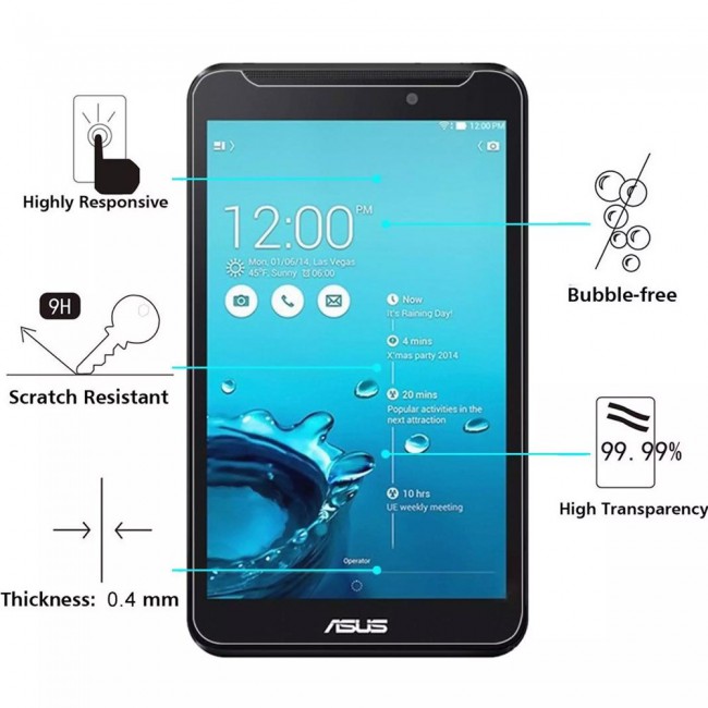 Asus Fonepad 7 FE170CG Tempered Glass Screen Protector - 2Pack Clear