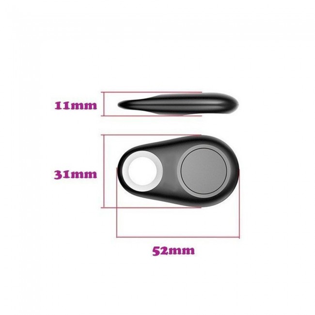 Bluetooth Anti Lost Theft Device Key Finder - Black