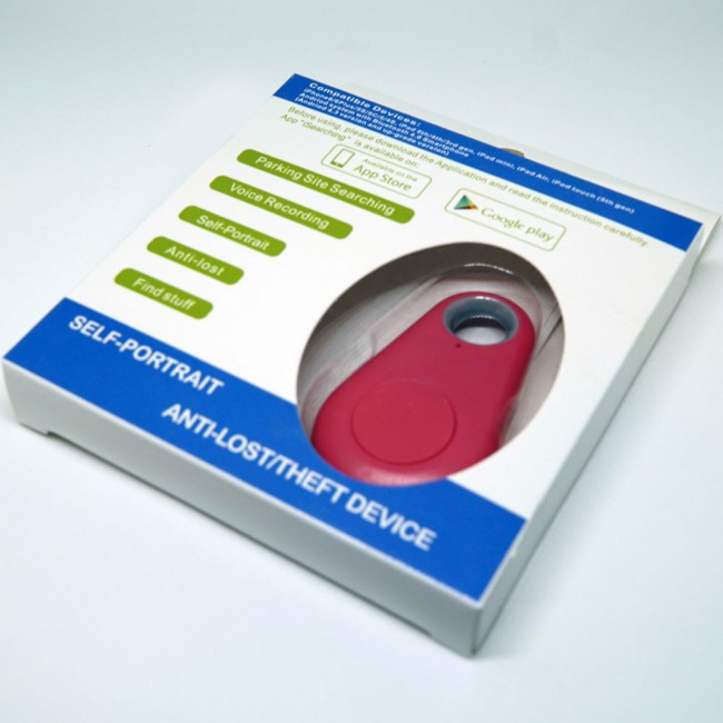 Bluetooth Anti Lost Theft Device Key Finder - Pink