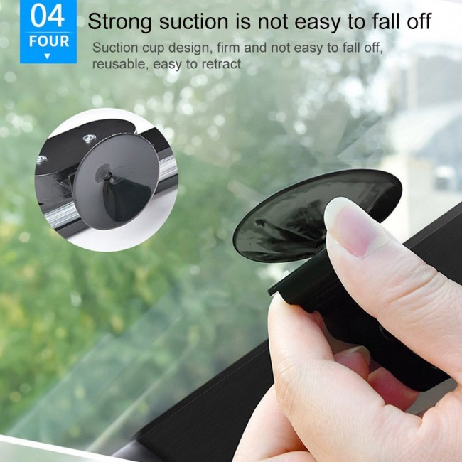 Margoun Retractable Car Windshield Sun Shade Sun Visor 65x150-200