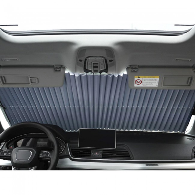 Margoun Retractable Car Windshield Sun Shade Sun Visor 65x150-200