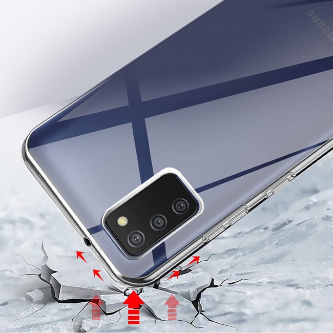 Clear Case Cover TPU for Samsung Galaxy A03s Proguard Case by Margoun