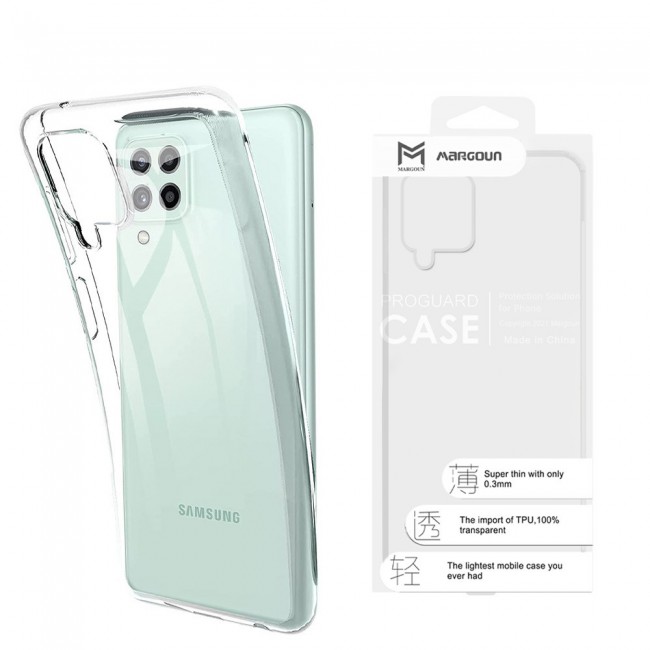 Clear Case Cover TPU for Samsung Galaxy M22 Proguard Case by Margoun