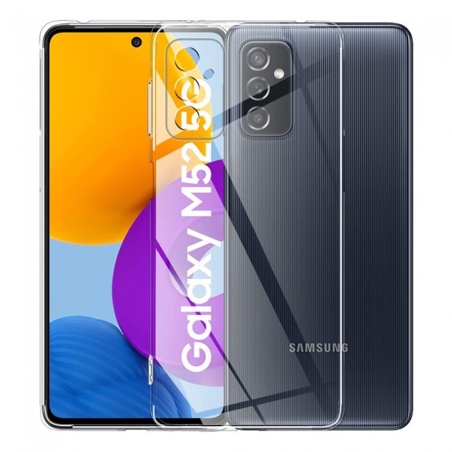 Clear Case Cover TPU for Samsung Galaxy M52 5G Proguard Case by Margoun