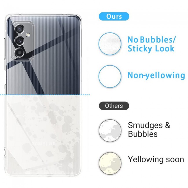 Clear Case Cover TPU for Samsung Galaxy M52 5G Proguard Case by Margoun