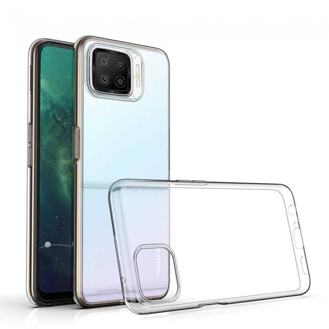 Oppo F17 Clear TPU Cover Proguard Case by Margoun