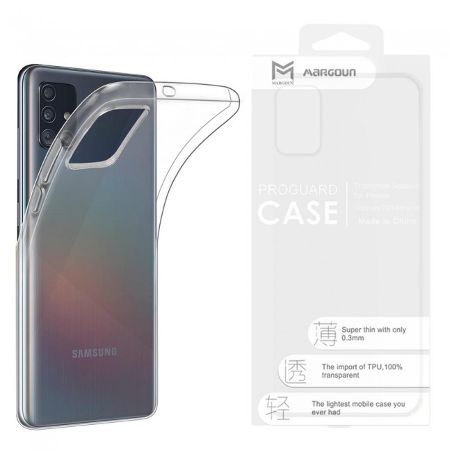 Clear TPU Case Cover for Samsung Galaxy M51 Proguard Case by Margoun