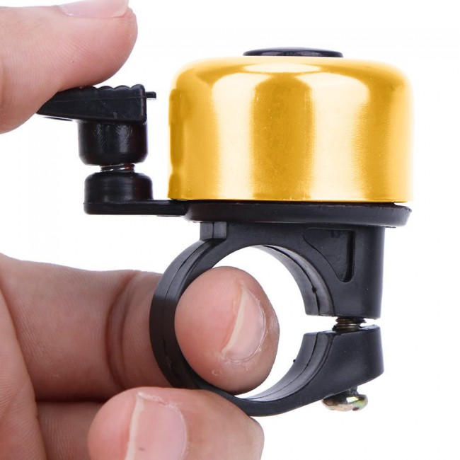 Margoun Cycle Bell Metal Handlebar Horn for Bicycle - Gold