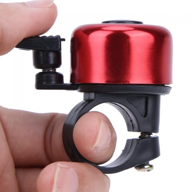 Margoun Cycle Bell Metal Handlebar Horn for Bicycle - Red