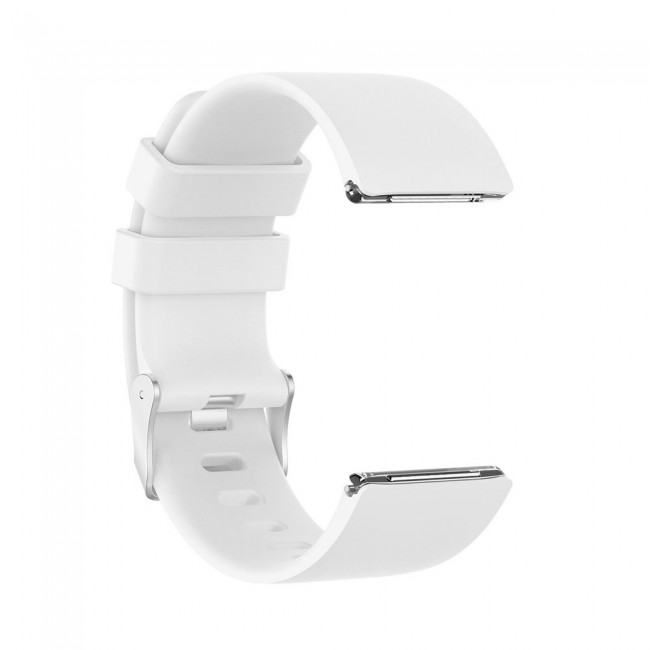 Fitbit Versa - Versa 2 and Versa Lite Watch Sport Silicone Band Henlein Series by Margoun - White