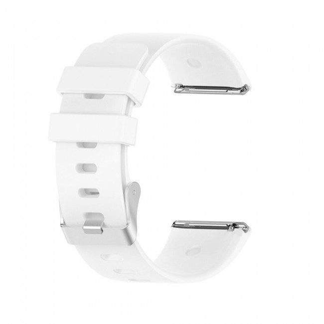 Fitbit Versa - Versa 2 and Versa Lite Watch Sport Silicone Band Henlein Series by Margoun - White