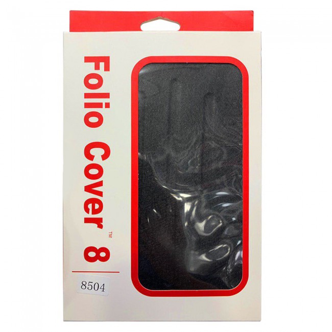 Folio Flip cover for Lenovo Tab-8504 8-inch – Black
