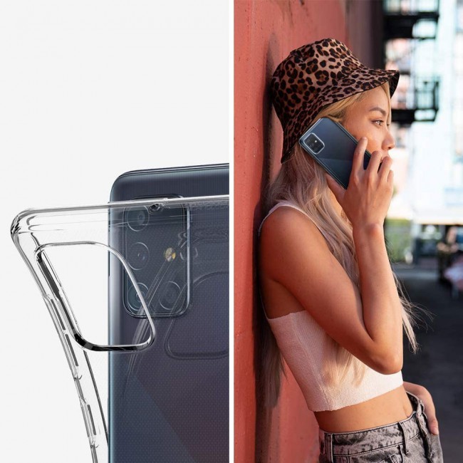 Samsung Galaxy A71 Clear TPU Cover Proguard Case by Margoun