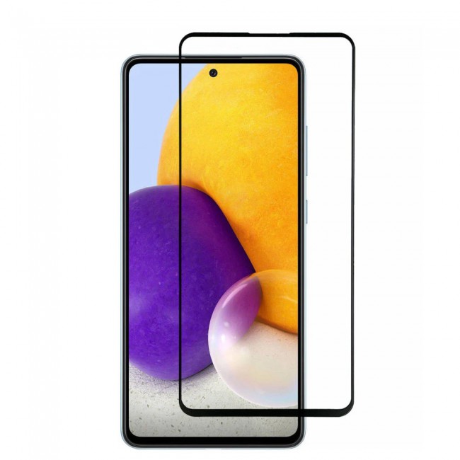 Samsung Galaxy A72 A72 5G Tempered 3D Screen Protector Ultimate by Margoun - Black Edge