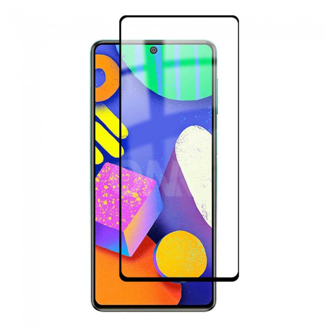 Samsung Galaxy F62 Tempered Glass 3D Ultimate Screen Protector by Margoun - Black Frame
