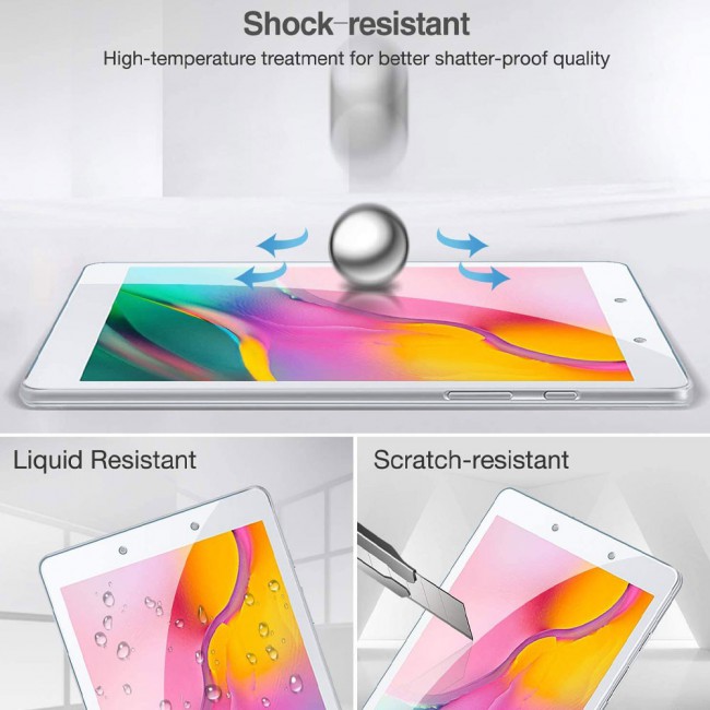 Samsung Galaxy Tab A 8.0 2019 T290 T295 Tempered Screen Protector - Clear