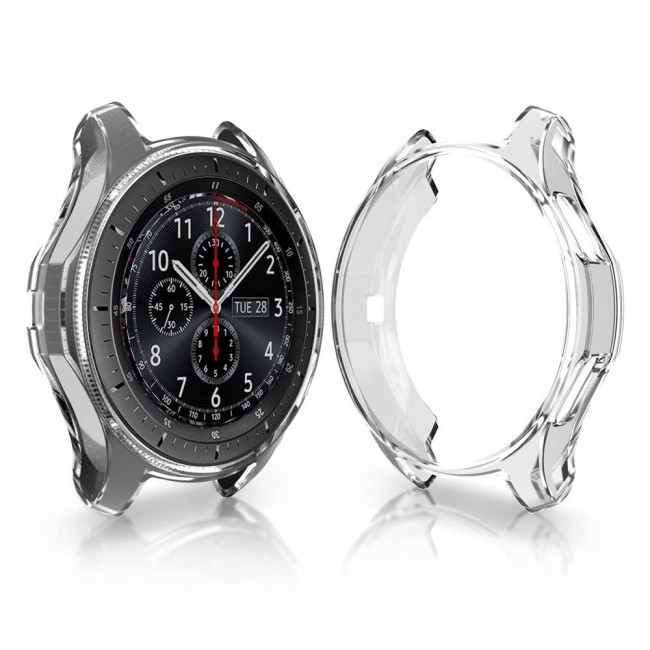 Samsung Gear S3 Frontier S3 Classic 2Pack Screen Protector and Clear TPU Cover by Margoun