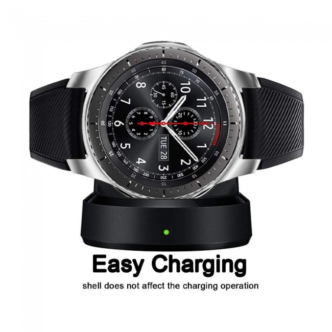 Samsung Gear S3 Frontier S3 Classic 2Pack Screen Protector and Clear TPU Cover by Margoun