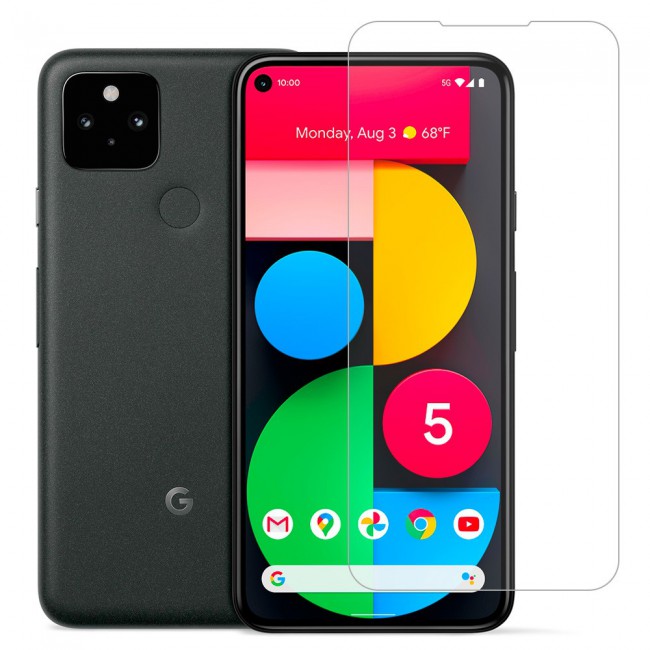 Google Pixel 5 Tempered Screen Protector Max Shieldz by Margoun - Clear