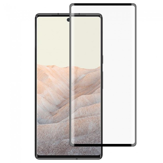 Google Pixel 6 Pro Tempered 3D Screen Protector Grand Shieldz Margoun - Black Frame