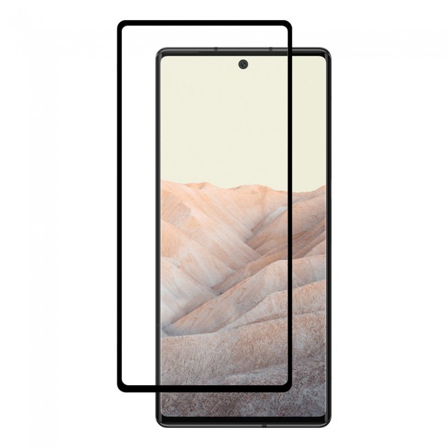 Google Pixel 6 Tempered 3D Screen Protector Grand Shieldz Margoun - Black Frame