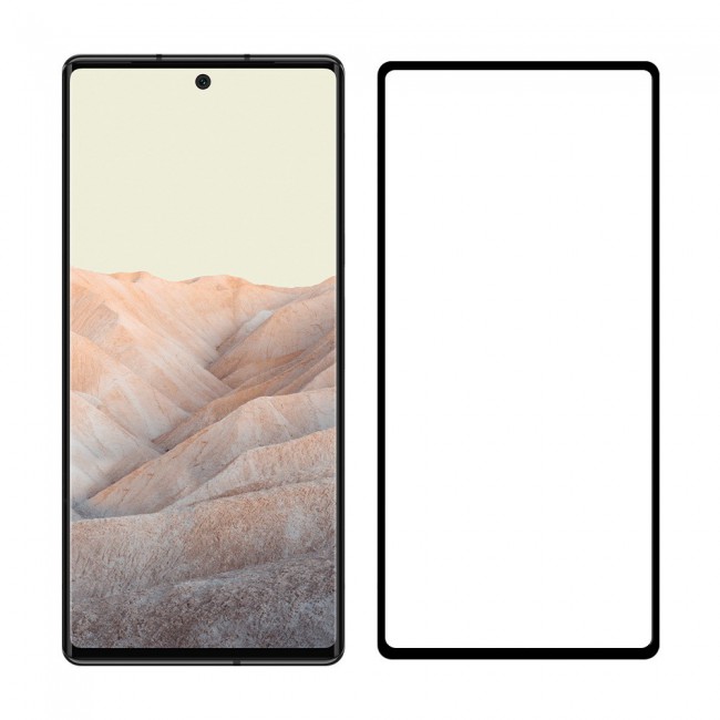 Google Pixel 6 Tempered 3D Screen Protector Ultimate Margoun - Black Frame
