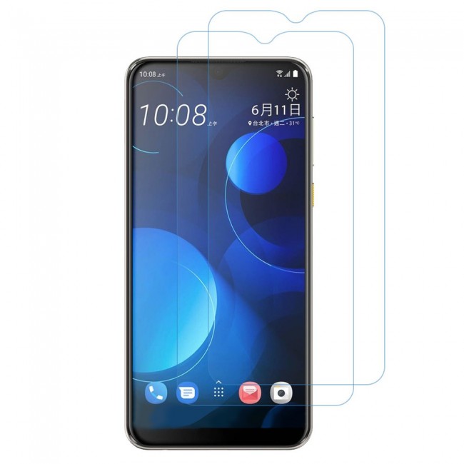 HTC Desire 19 Plus Tempered Glass 2 Pack Max Shieldz Margoun - Clear