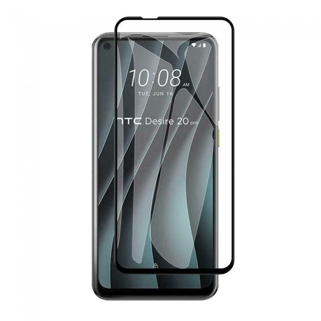 HTC Desire 20 Pro Tempered Glass 3D Ultimate by Margoun - Side Black