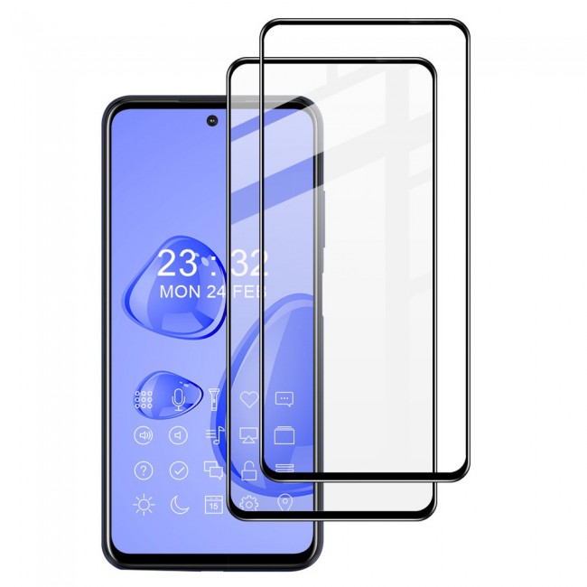 HTC Desire 21 Pro 5G Tempered Glass 3D 2Pack Super Shieldz by Margoun - Side Black