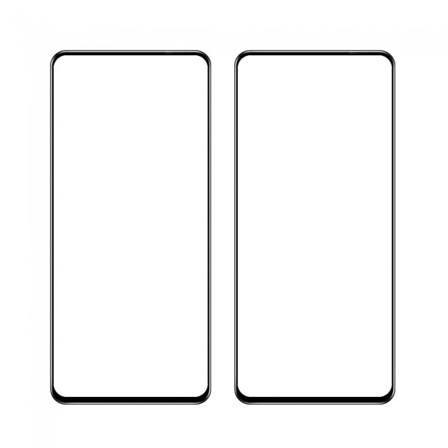 HTC Desire 21 Pro 5G Tempered Glass 3D 2Pack Super Shieldz by Margoun - Side Black