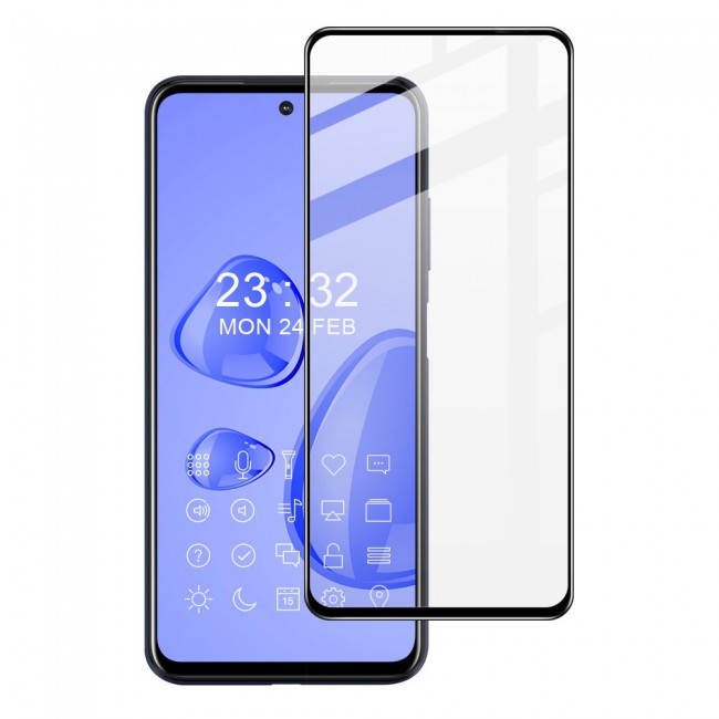 HTC Desire 21 Pro 5G Tempered Glass 3D Grand Shieldz by Margoun - Side Black