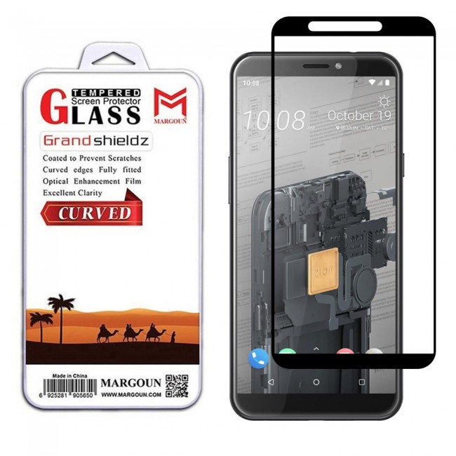 HTC Exodus 1s Tempered Glass 3D Grand Shieldz Margoun - Black Frame