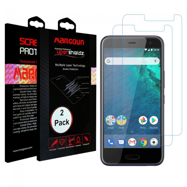 HTC U11 Life Glass 2 Pack Super Shieldz Margoun- Clear