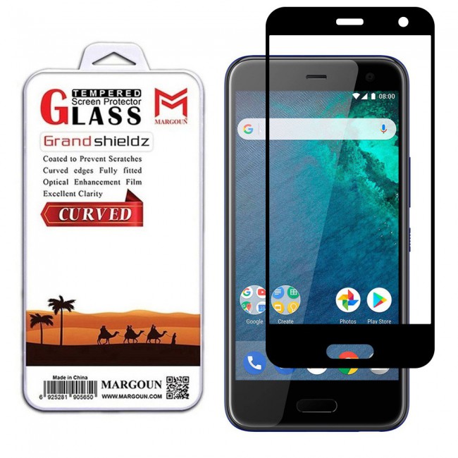 HTC U11 Life Tempered Glass 3D Grand Shieldz Margoun - Black Frame