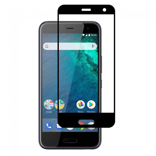 HTC U11 Life Tempered Glass 3D Grand Shieldz Margoun - Black Frame