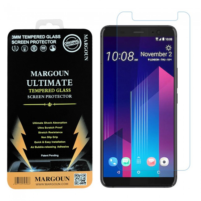 HTC U11 Plus Tempered Glass Ultimate Margoun - Clear