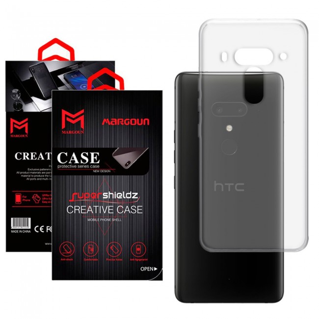 HTC U12 Plus Cover TPU Super Shieldz Margoun - Clear