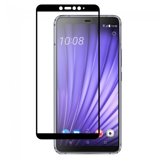 HTC U19e Tempered Glass 3D Grand Shieldz Margoun - Black Frame
