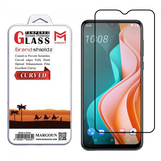 HTC Wildfire R70 Tempered Glass 3D Grand Shieldz Margoun - Black Frame
